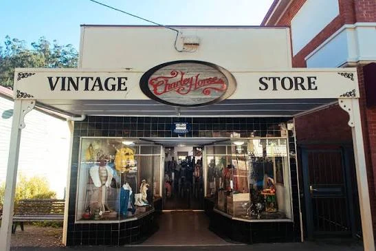 Charley Horse Vintage store frontage in Healesville